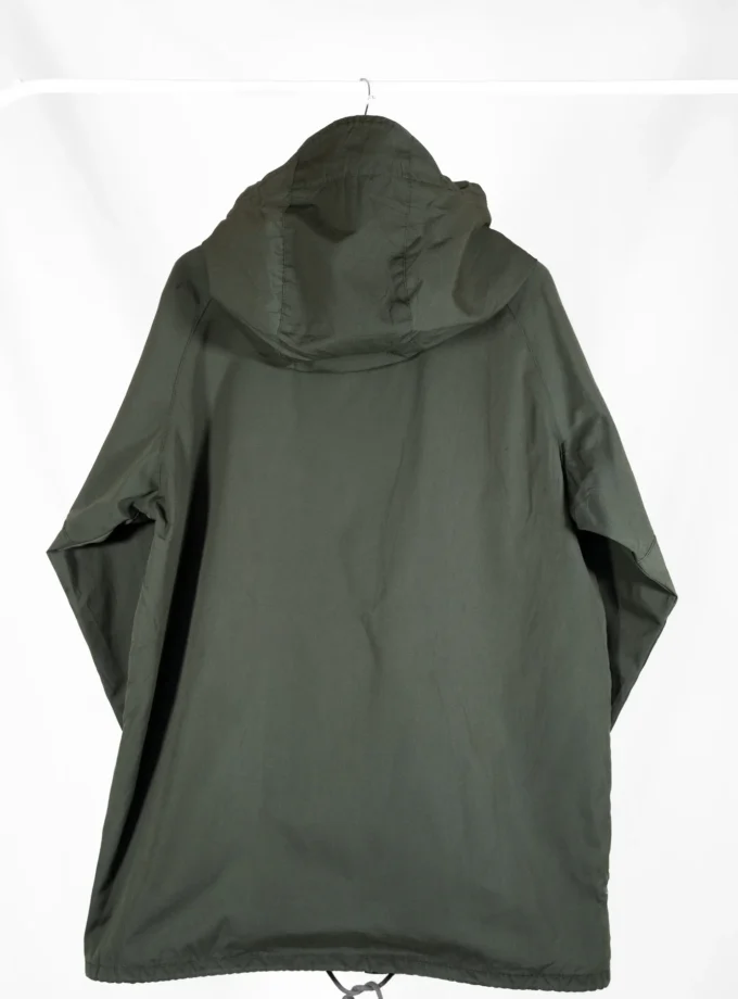 Pull&Bear – Olive Green Hooded Utility Parka