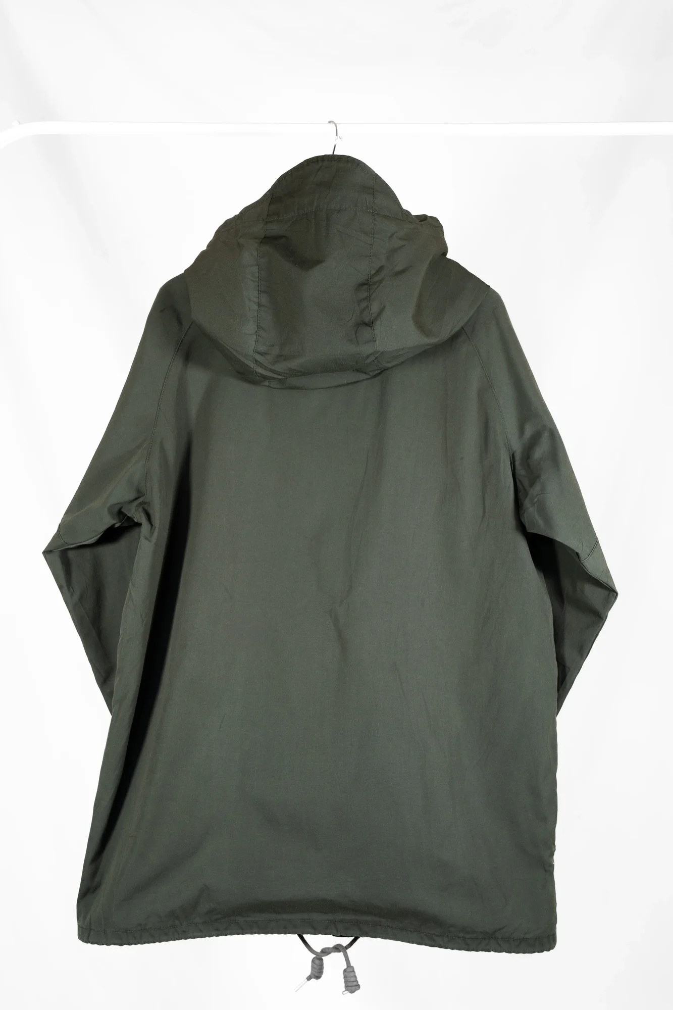 Pull&Bear – Olive Green Hooded Utility Parka - Image 8