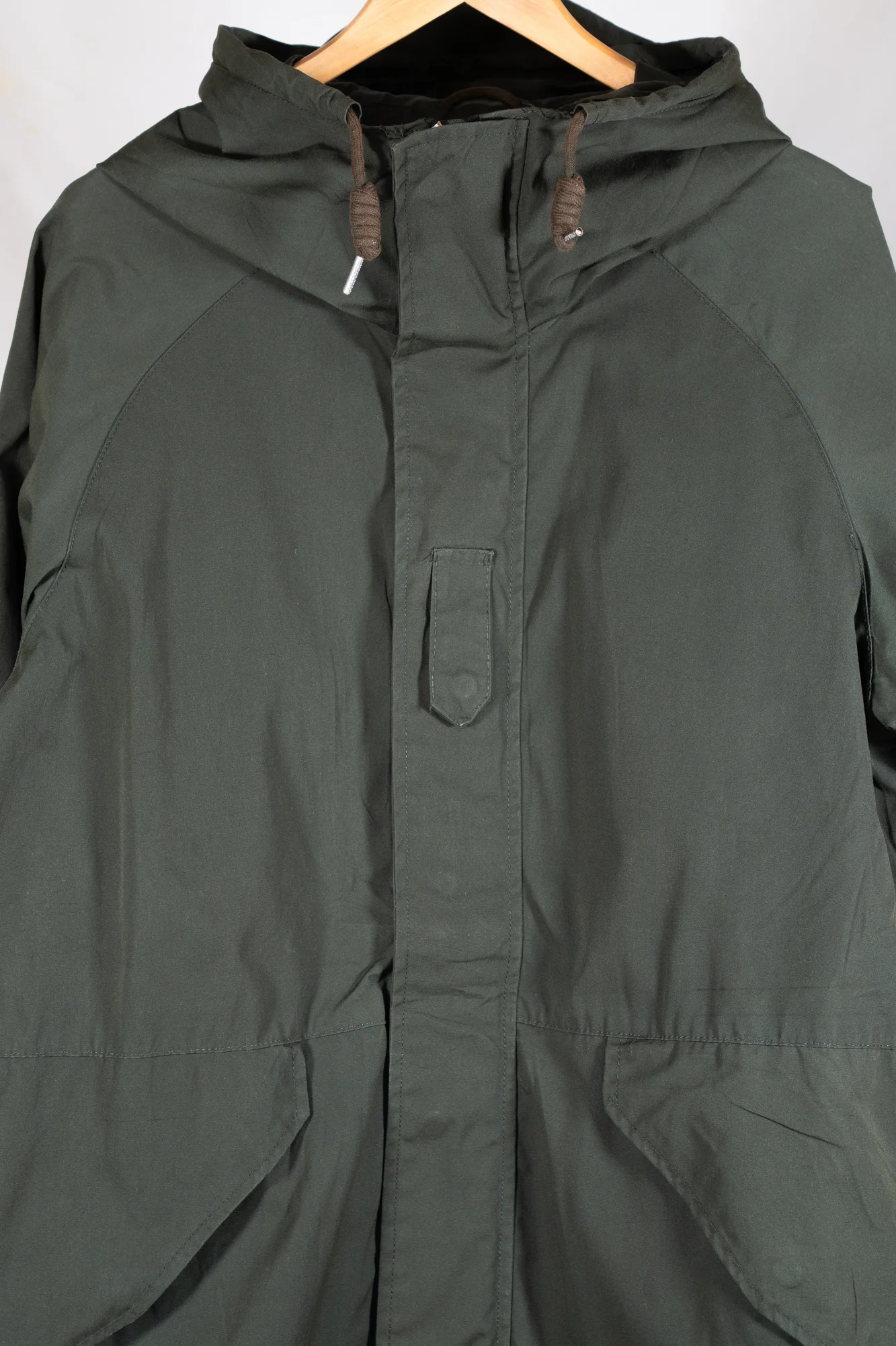 Pull&Bear – Olive Green Hooded Utility Parka - Image 5