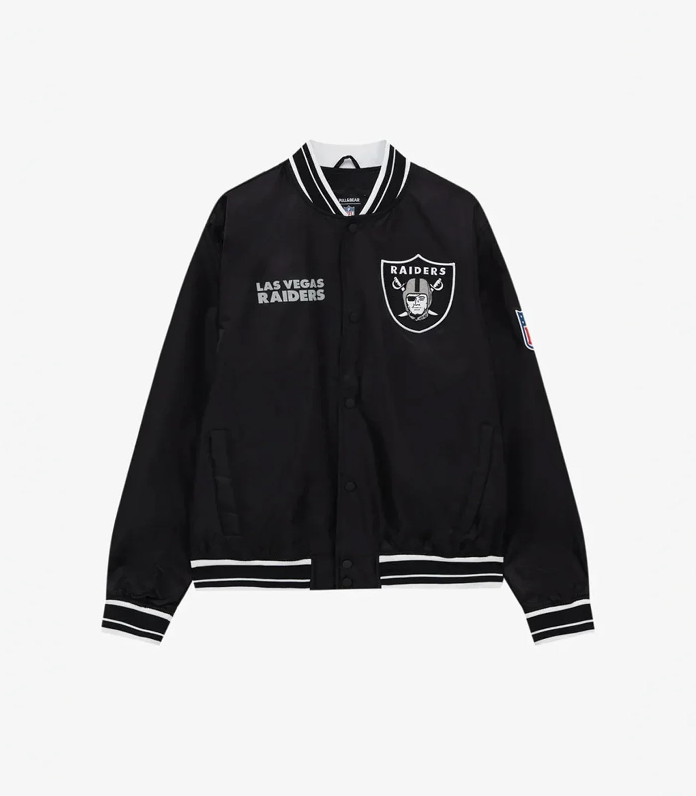 Pull&Bear – Las Vegas Raiders Black Varsity Jacket