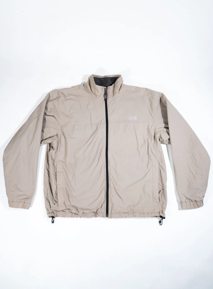 The North Face – Cream Beige Fleece-Lined Jacket