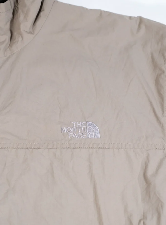 The North Face – Cream Beige Fleece-Lined Jacket