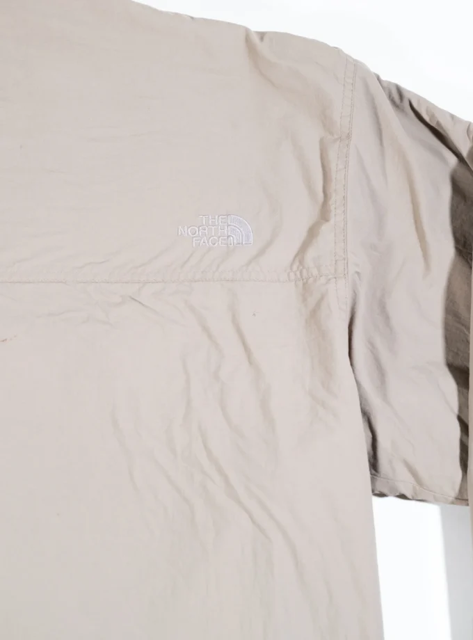 The North Face – Cream Beige Fleece-Lined Jacket