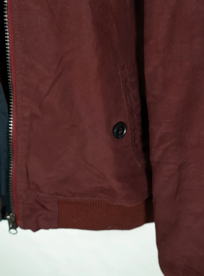 Cedar Wood State – Burgundy Hooded Jacket