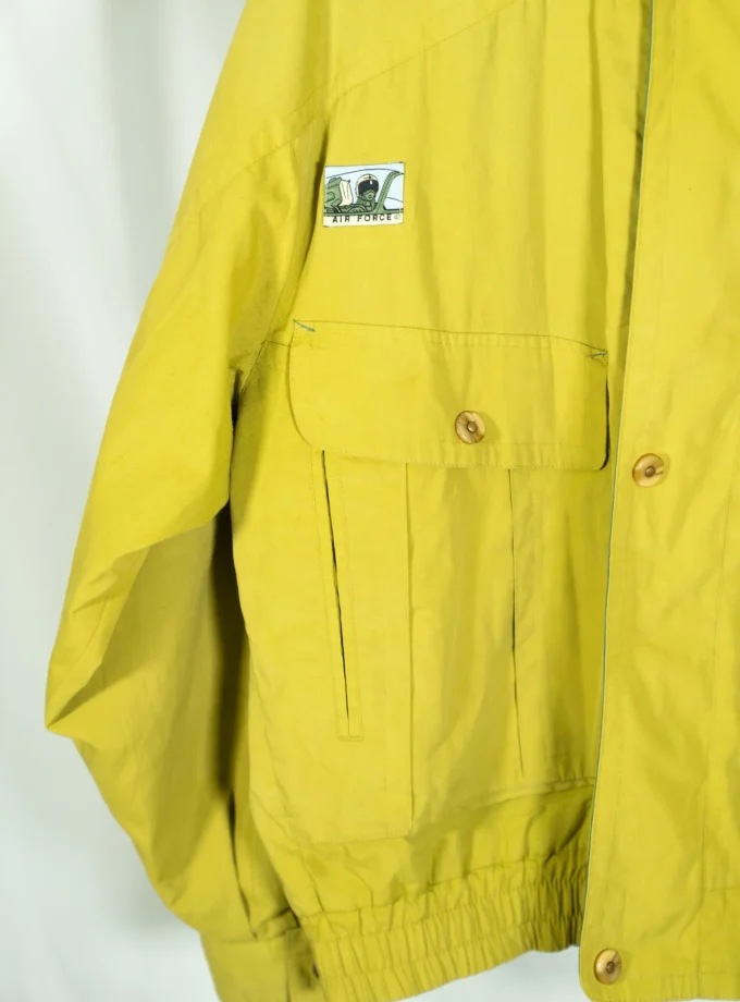 Casualwear – Vintage 90s Lime Green & Teal Windbreaker Jacket