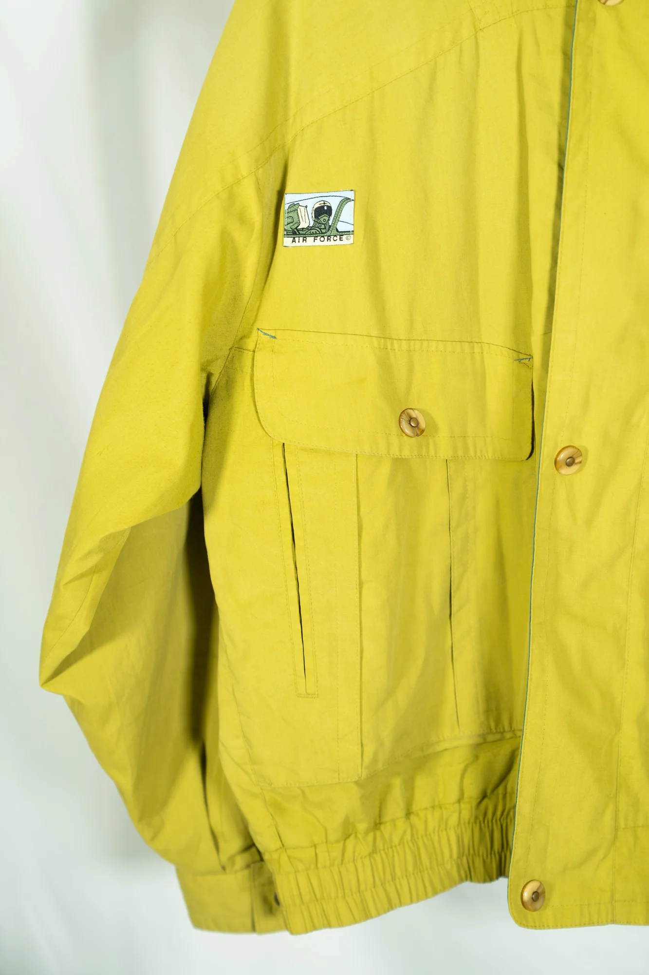 Casualwear – Vintage 90s Lime Green & Teal Windbreaker Jacket - Image 7